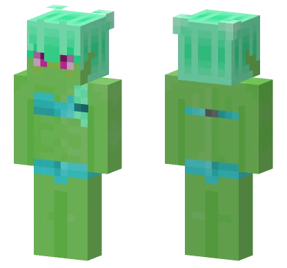 Alien Girl Base Minecraft skin