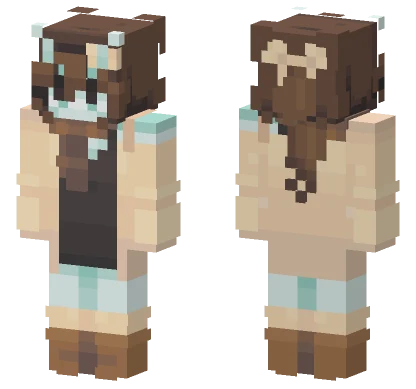 Alien Vanilla Steamed Milk Minecraft skin