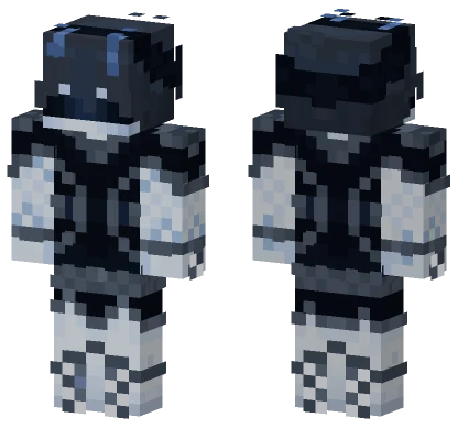 Aliensacrifice Blue Robot Minecraft skin