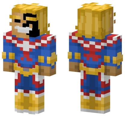 All Might Project MHA Minecraft skin