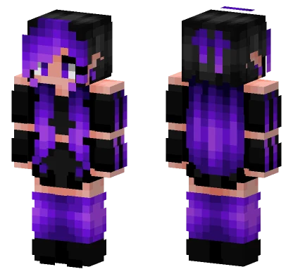 All Purpled Out Minecraft skin