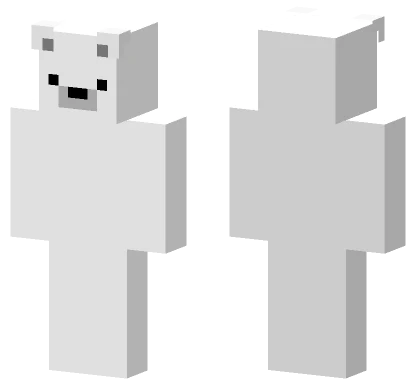 All White Bear Minecraft skin