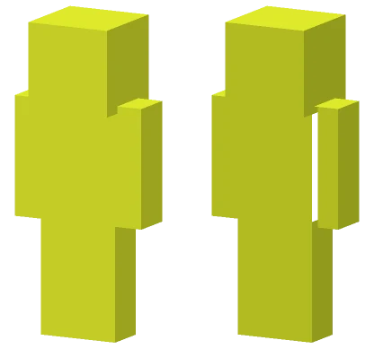 All Yellow Outfit Minecraft skin