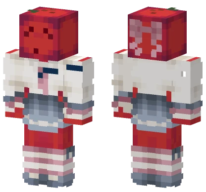 Allincy Red Outfit Minecraft skin