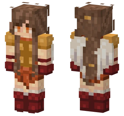 Almost Done Girl Minecraft skin