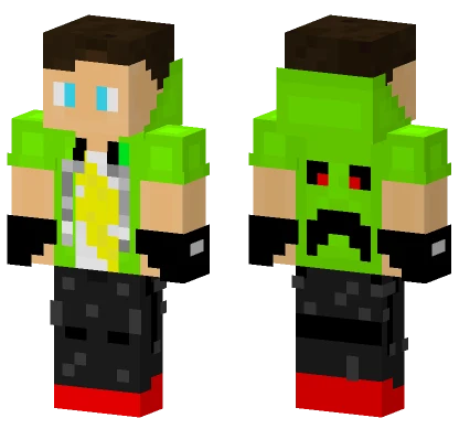 Alok Shark Gamer Minecraft skin