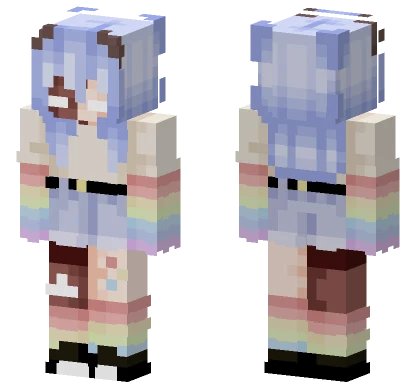 Alphawolf Girl Minecraft skin
