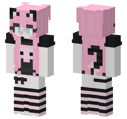 Alt Cat Girl Matching Minecraft skin