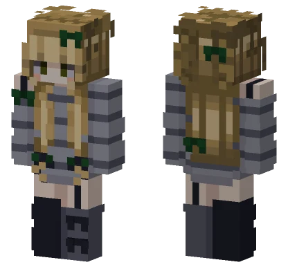 Alt Slytherin Girl Minecraft skin