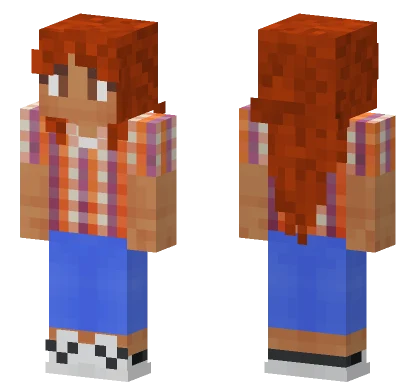 Alya With Rena Rouge Hair Minecraft skin
