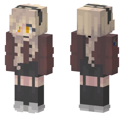 Alyx Dark Clothes Minecraft skin