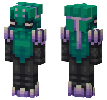 Amethyst Alien Minecraft skin
