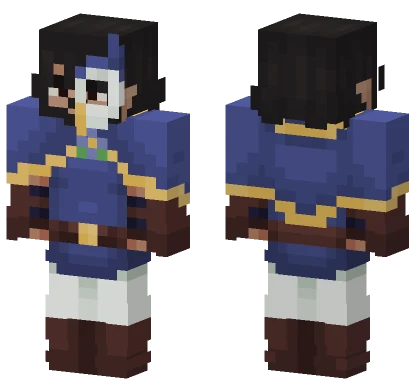 Ami Blue Outfit Minecraft skin