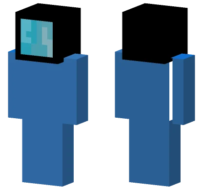 Among Us Blue Minecraft skin