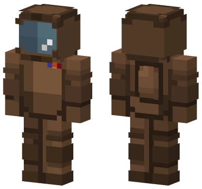 Among Us Brown Minecraft skin
