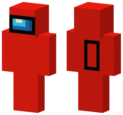 Among Us Red Minecraft skin
