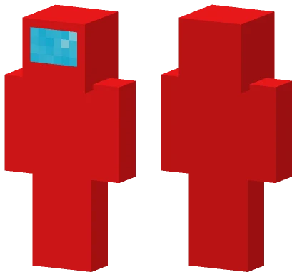 Among Us Red Sus Minecraft skin