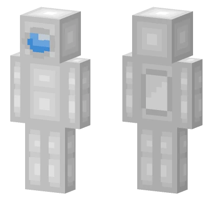 Among Us White Minecraft skin