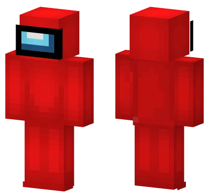 Amongus Red Minecraft skin