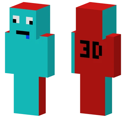 Anaglyph Skin Minecraft skin
