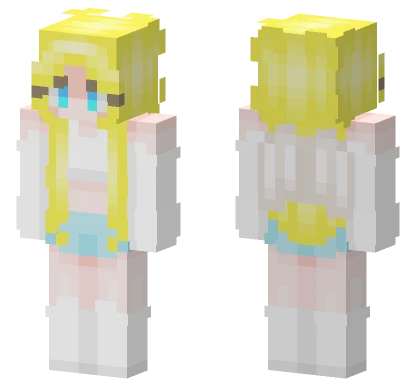 Angel With Halo Minecraft skin