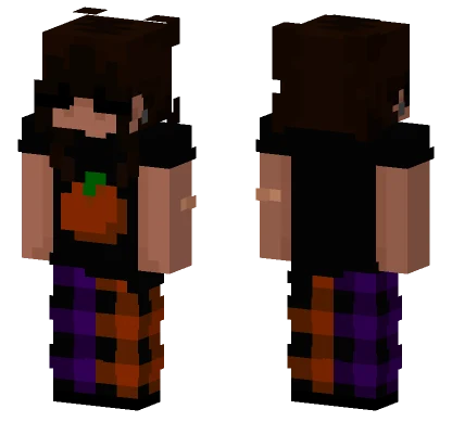 Angi Halloween Minecraft skin