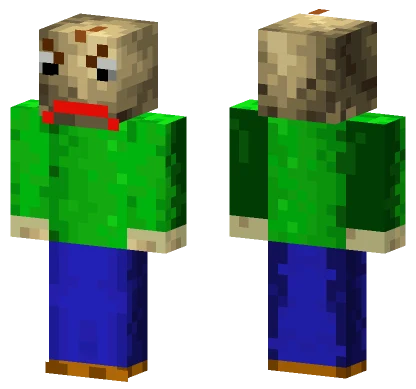 Angry Baldi Minecraft skin