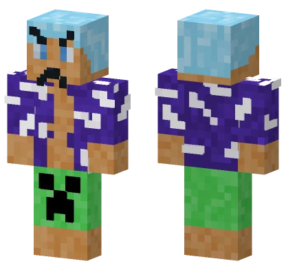 Angry Surfer Minecraft skin