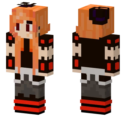 Animaded Nether Prinses Minecraft skin