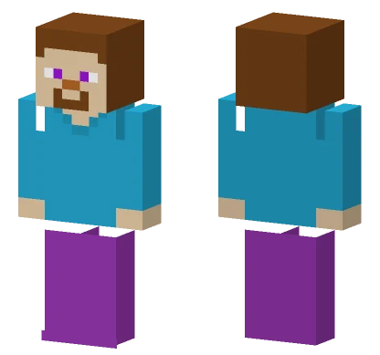 Animated Lego Steve Minecraft skin