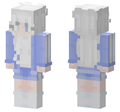 Anime Girl Outfit Minecraft skin