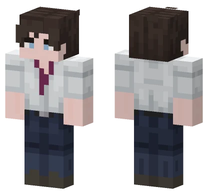 Anime School Boy Minecraft skin