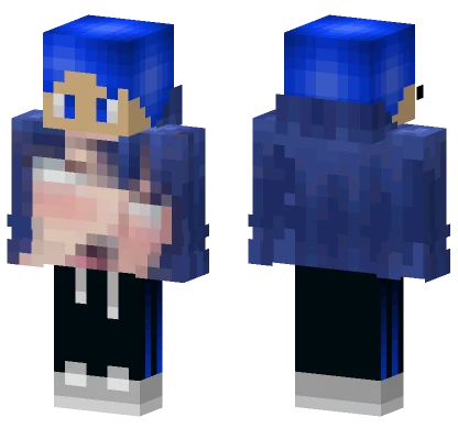 Anime Shirt Girl Minecraft skin