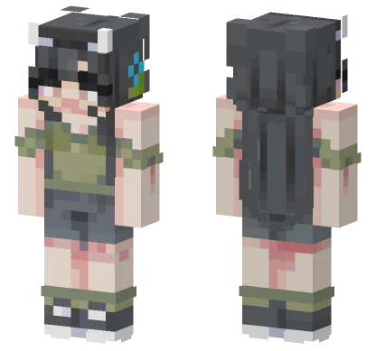 Anime Woman Minecraft skin