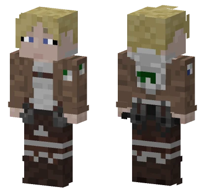 Annie Leonhart Attack on Titan Minecraft skin