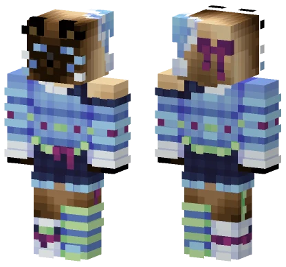 Antfrost Aqua Archers Blockwars Minecraft skin
