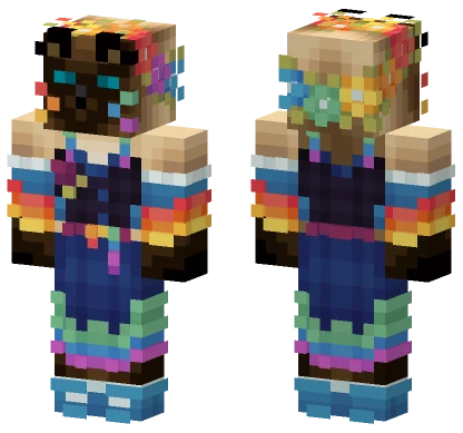 Antfrost Blue Berries Mayhem Minecraft skin