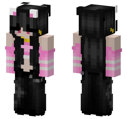 Antho Pink Outfit Minecraft skin