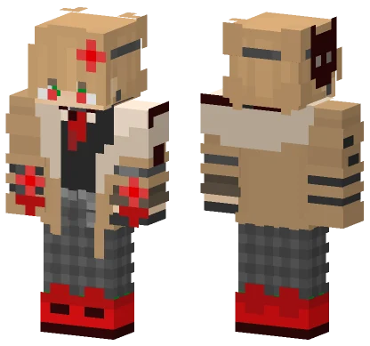 Antiheld Platin Minecraft skin