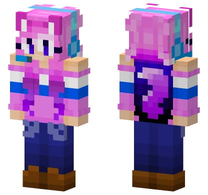 Aoitori Girl Minecraft skin