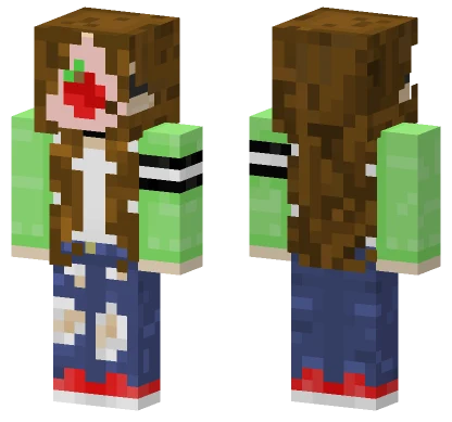 Apple Girl Minecraft skin