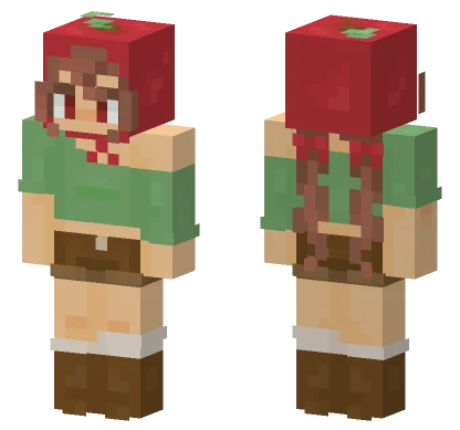 Apple Orchard Girl Minecraft skin