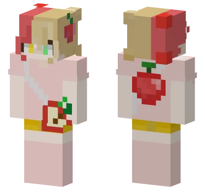 Applecore Cute Girl Minecraft skin