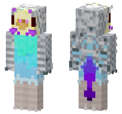 Aquamarine Daqeet Minecraft skin