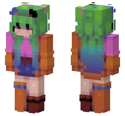 Aquatic Girl Minecraft skin