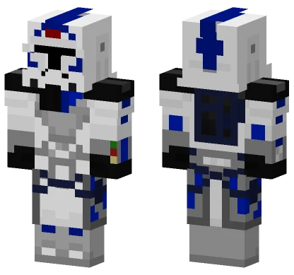 Arc Trooper Fives Without Fin Minecraft skin