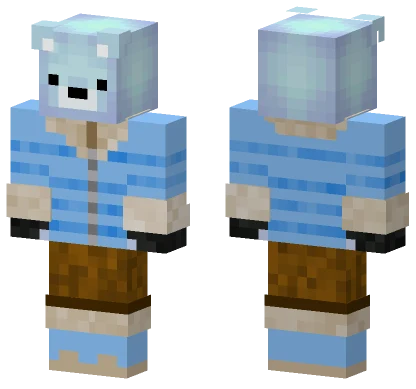 Arctic Fox Boy Minecraft skin