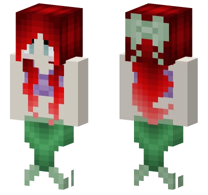 Ariel Disney Minecraft skin