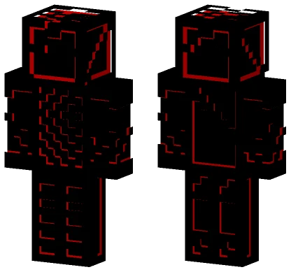 Armored Techno Demon Minecraft skin
