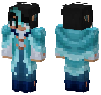 Arrrrrrrrrrrr Blue Outfit Minecraft skin
